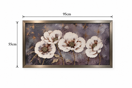 Maison des Fleurs Decorative Wall Art Frame - (55x95cm)