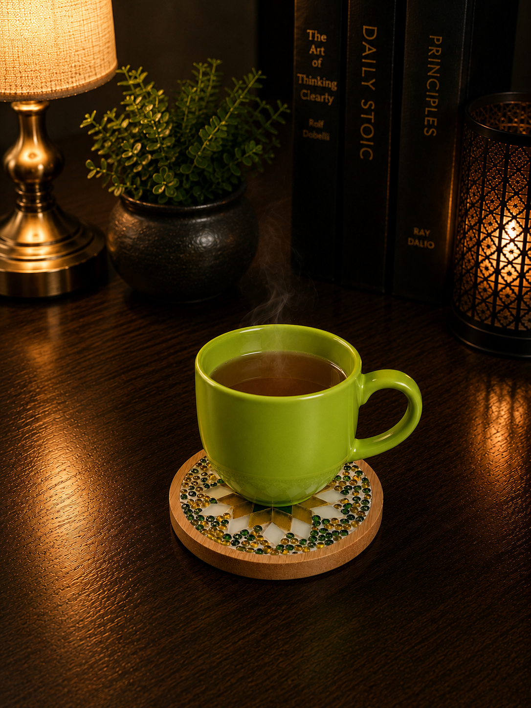 Sultan’s Star Mosaic Coaster Collection -1001 (9.5cm)