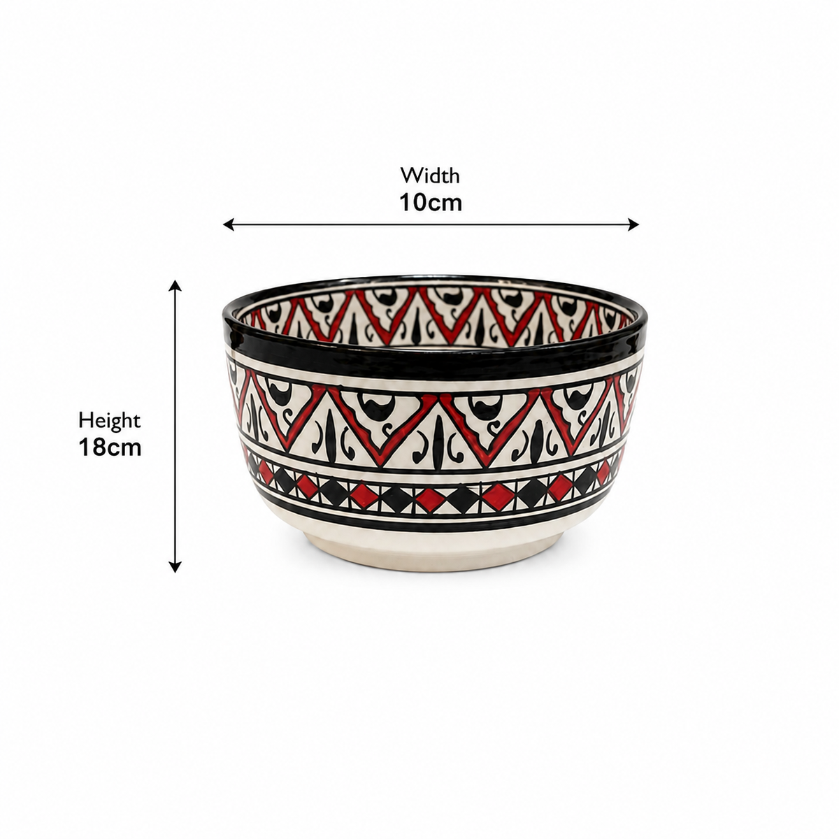 Premium Handcrafted Ceramic Bowl – Elegant Artisan Pottery for Dining & Décor - M2 (1)