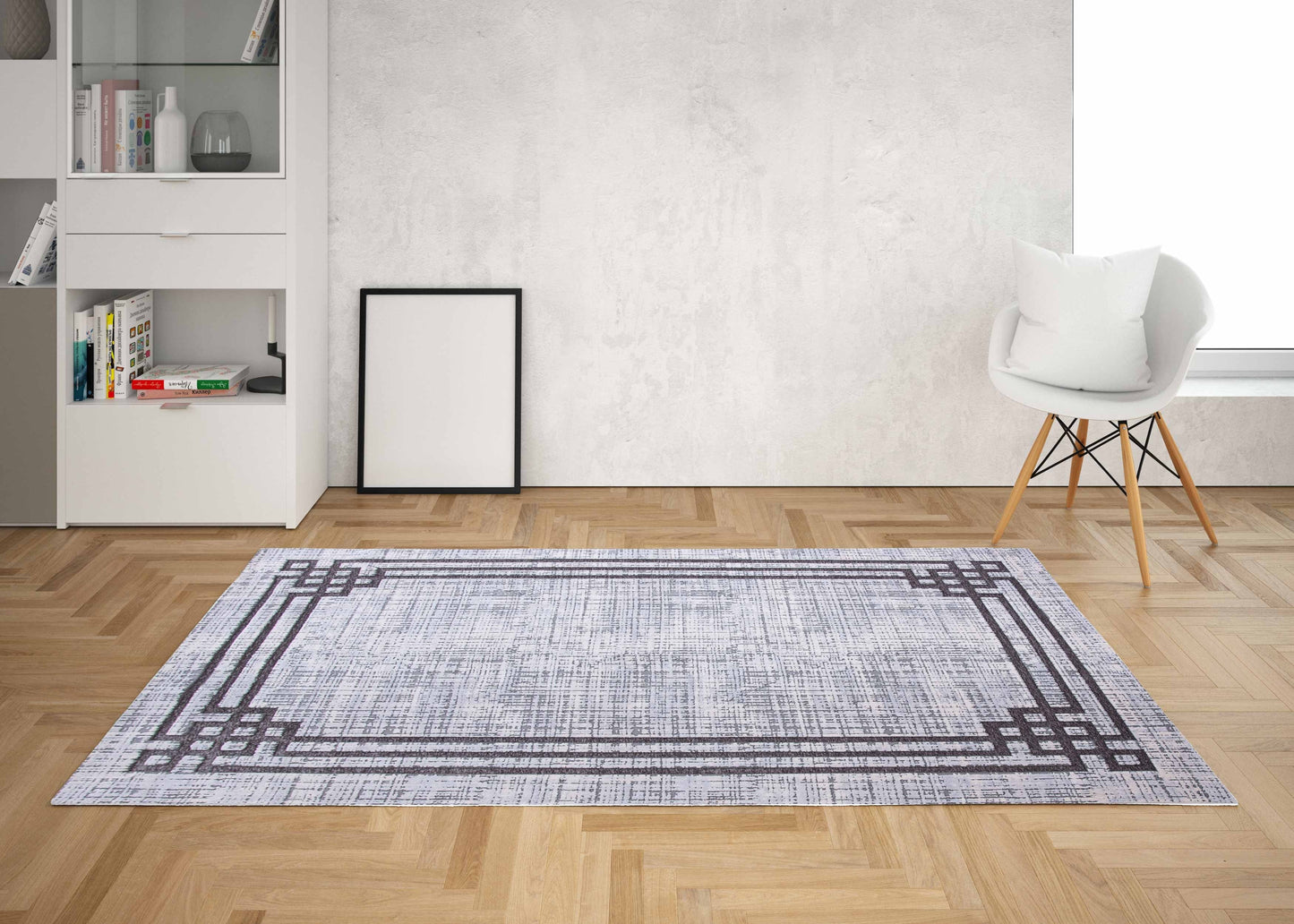 Urban Border Modern Carpet