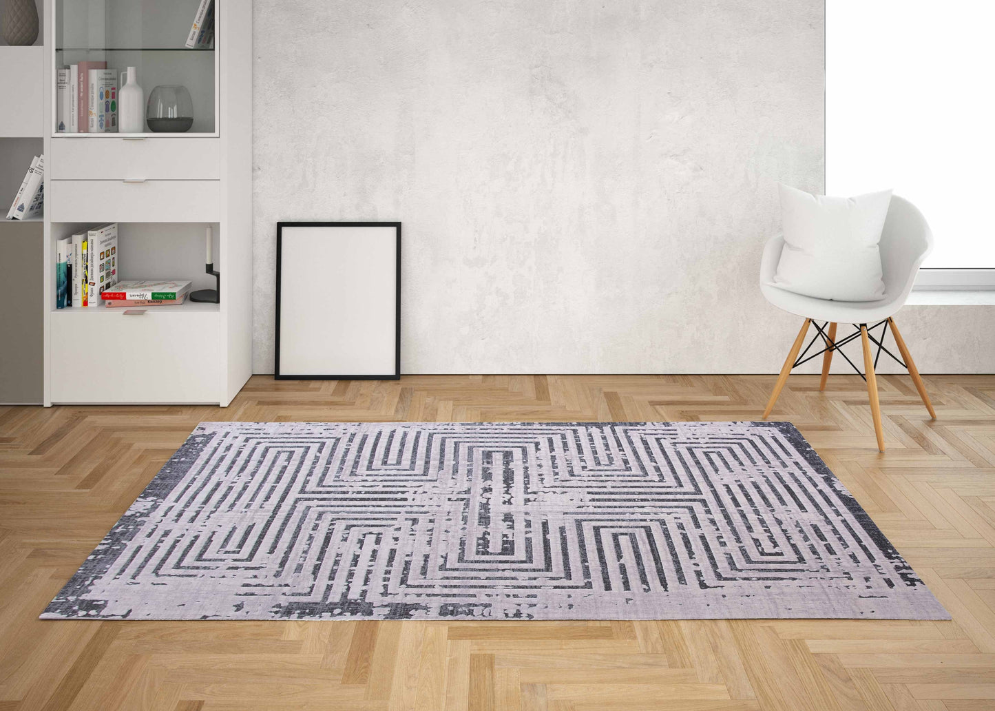 Geometric Passage Modern Carpet