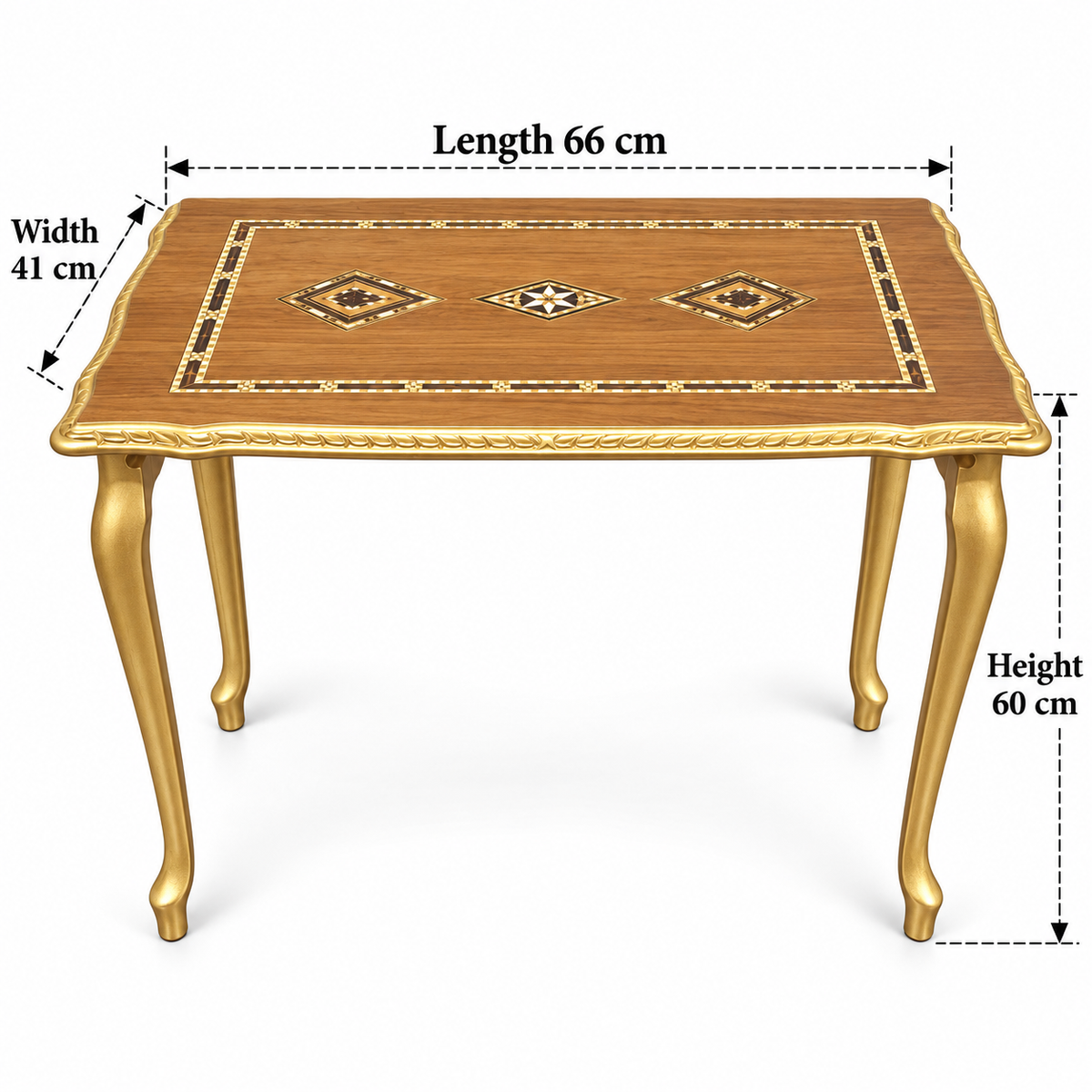 Ottoman Heritage Mosaic Nesting Table Set 4in1