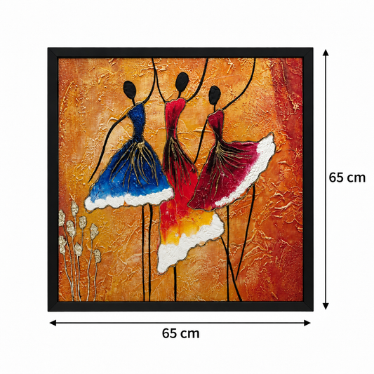 Rhythms of Elegance 3-in-1 Wall Art Frame