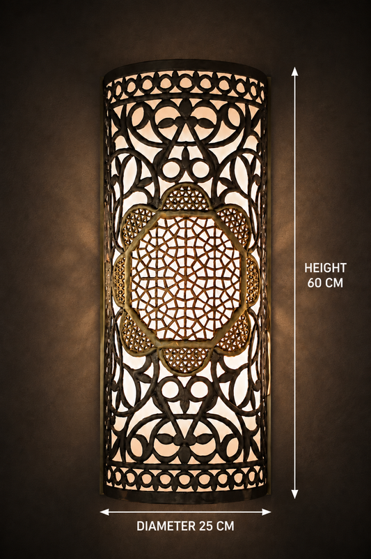 Bursa Rosette Cylinder Wall Light - Big