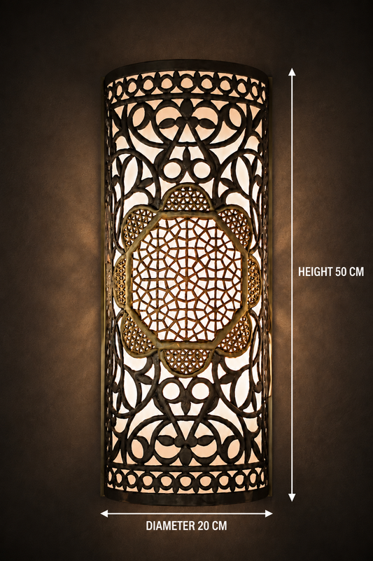 Bursa Rosette Cylinder Wall Light - Small