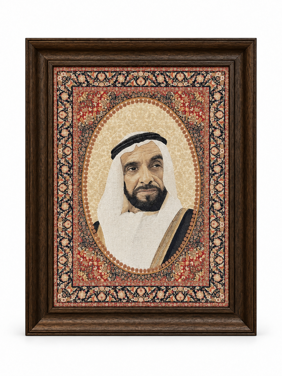 Sheik Mohammed bin Rashed Al Maktoum Portrait - Decorative Wall Hanging (80x63cm)