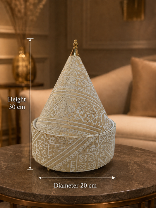 Moroccan Handmade Embroidered Wedding Gift Box M176 (04)
