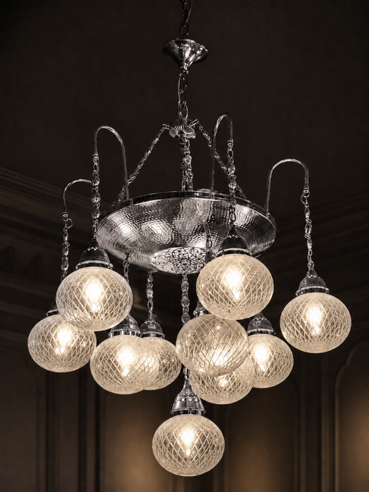 Istanbul Cascade Chandelier Shiny Gold