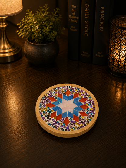 Sultan’s Star Mosaic Coaster Collection -1001 (9.5cm)