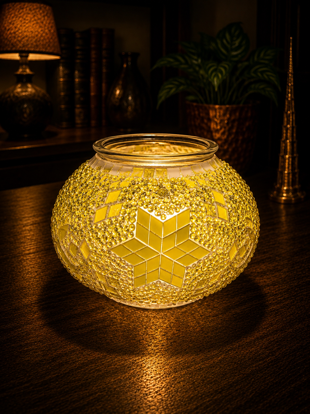 Elegant Turkish Mosaic Glass - (13cm)