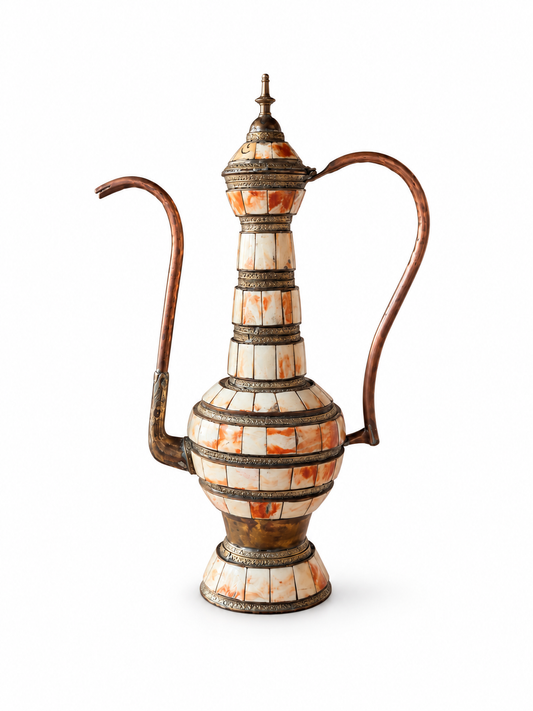 Thalverique Gilded Heritage Camel Bone Dallah
