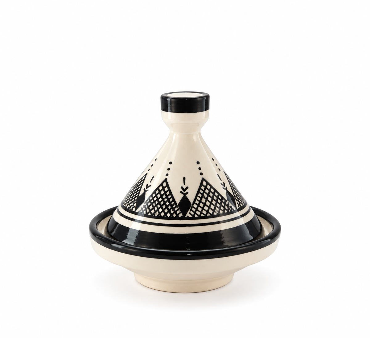 Handcrafted Moroccan Ceramic Mini Tagine Dish - M66