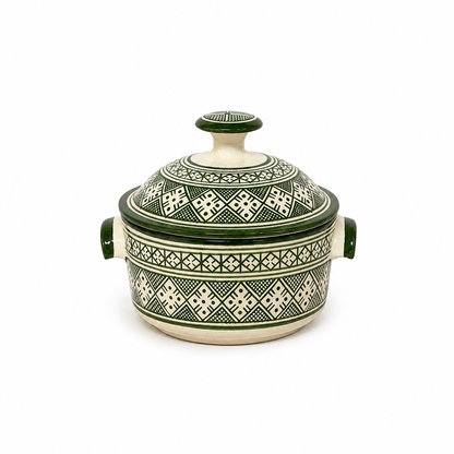 Handcrafted Ceramic Casserole Pot - M69 (09)