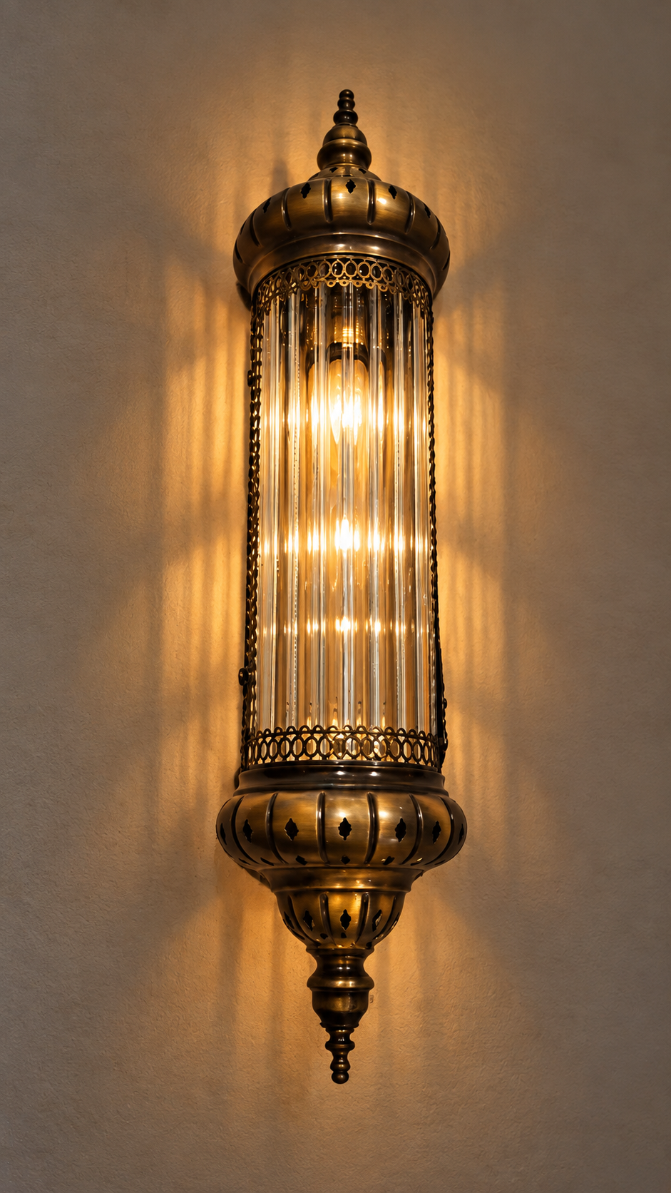 Qamaris Grand Wall Lantern - (12x85cm)