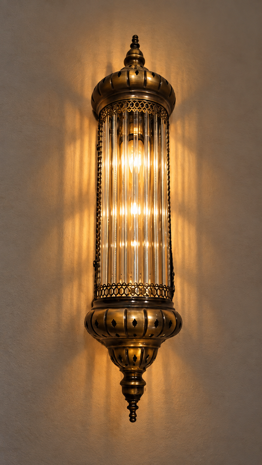 Qamaris Grand Wall Lantern - (12x85cm)