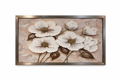 Blush Garden Serenity Decorative Wall Art Frame - (65x110cm)