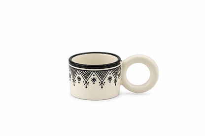 Cedra Artisan Ring Handle Handmade Mug - M17
