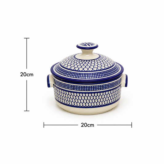 Handcrafted Ceramic Casserole Pot - M69 (03)