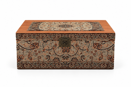 Zarmina Classic Termeh Keepsake Storage Box - (30x50x22)