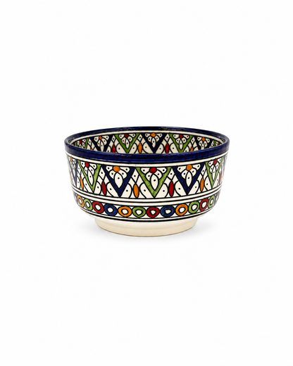 Premium Handcrafted Ceramic Bowl – Elegant Artisan Pottery for Dining & Décor - M2 (2)