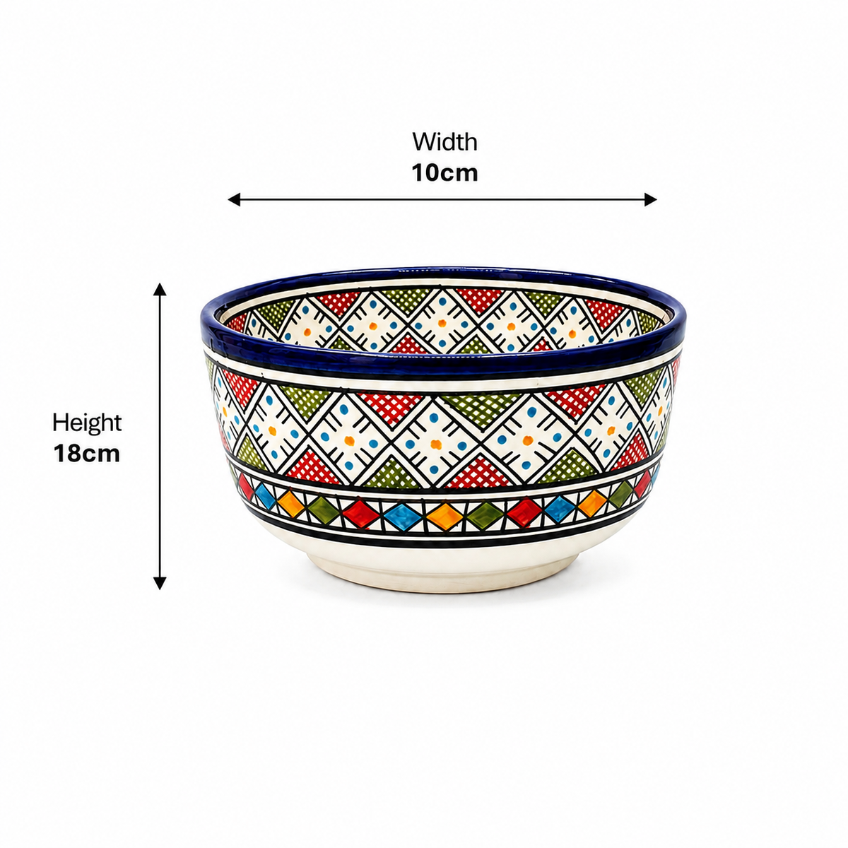Premium Handcrafted Ceramic Bowl – Elegant Artisan Pottery for Dining & Décor - M2 (13)