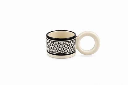 Cedra Artisan Ring Handle Handmade Mug - M17