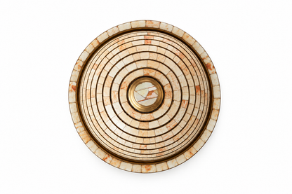 Zafrelle Amber Mosaic Platter - A72