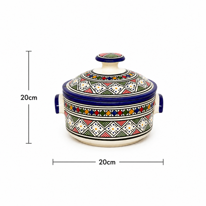 Handcrafted Ceramic Casserole Pot - M69 (05)