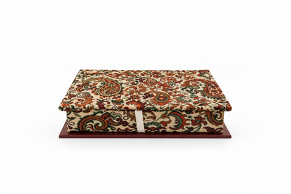 Garden Reverie Termeh Keepsake Treasure Box - (14x17cm)