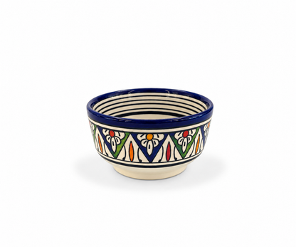 Kasbah Artisan Moroccan Handcrafted Table Ceramic Bowl - M72