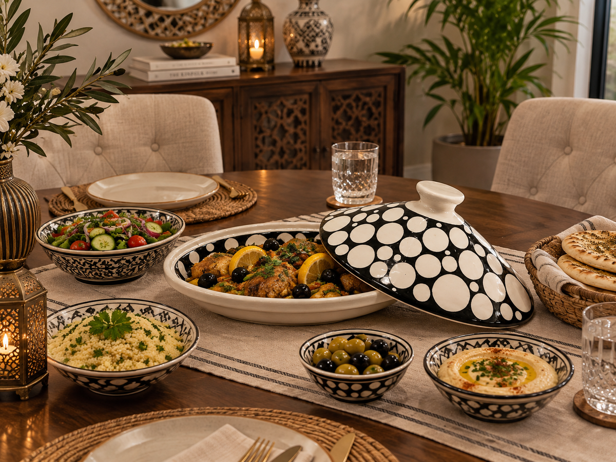 Moroccan Serving Oasis Tagine - M52 (03)