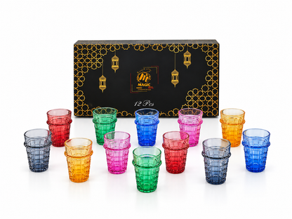 Vibrance Moroccan Tea Glass 12pcs Set - M162