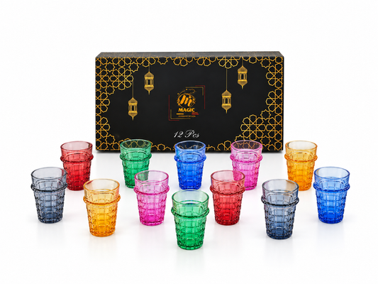 Vibrance Moroccan Tea Glass 12pcs Set - M162
