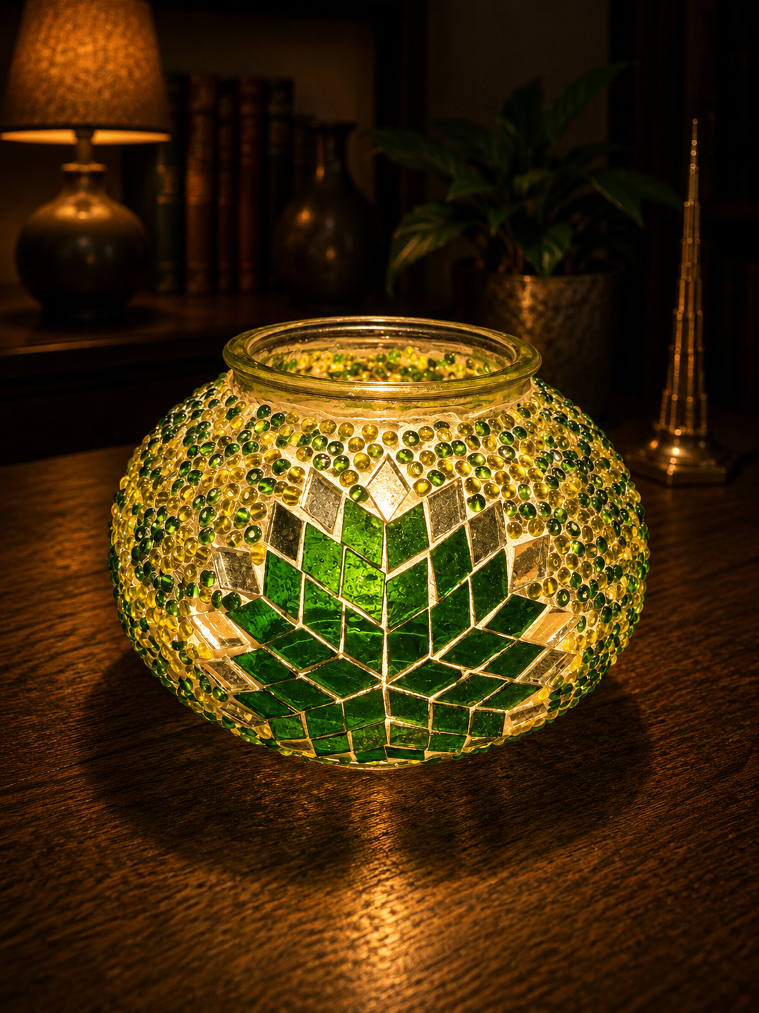 Elegant Turkish Mosaic Glass - (13cm)