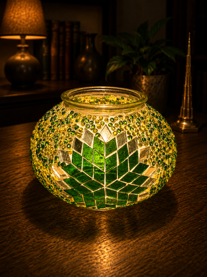 Elegant Turkish Mosaic Glass - (13cm)
