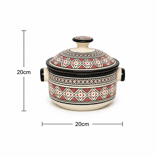 Handcrafted Ceramic Casserole Pot - M69 (06)