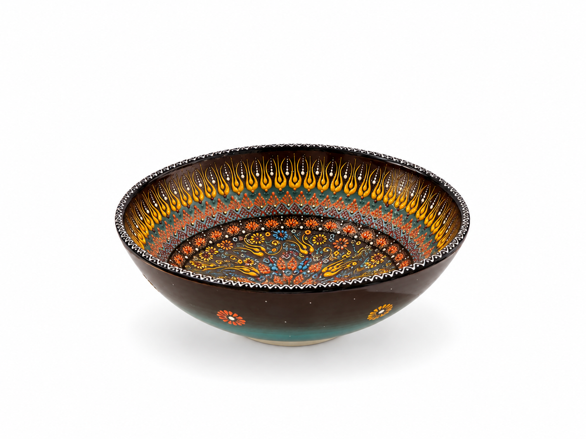 Ember Bloom Artisan Ceramic Handcrafted Bowl - Z122