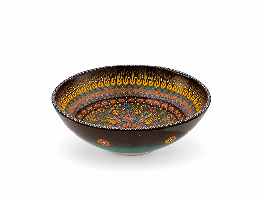 Ember Bloom Artisan Ceramic Handcrafted Bowl - Z122