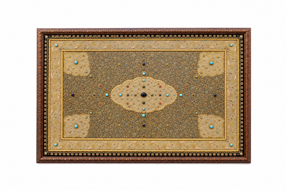 Palatial Jewel Garden Tapestry Handcrafted Frame - (130x187cm)