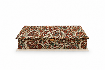Ivory Mirage Keepsake Termeh Treasure Box - (22x32cm)
