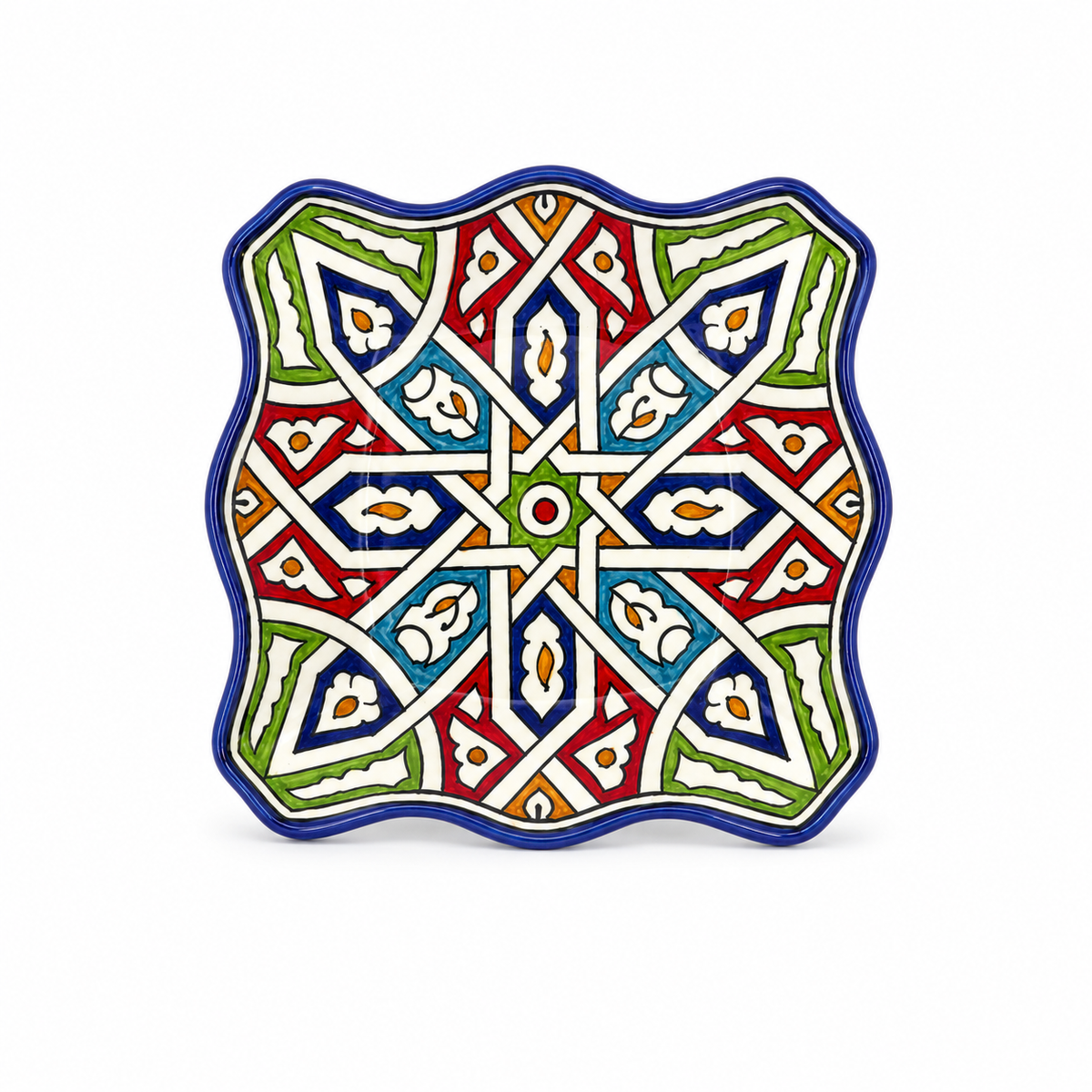 Moroccan Mosaic Mirage Square Ceramic Dish 20cm - M61