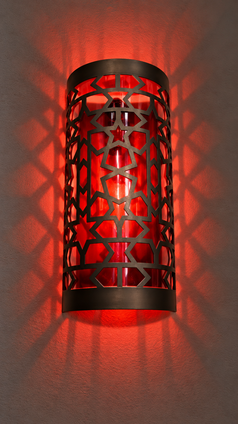 Scarlet Dynasty Wall Light - (15x30cm)