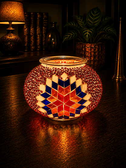 Elegant Turkish Mosaic Glass - (13cm)