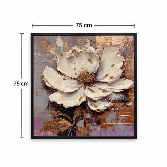 Luxe Bloom Botanical Decorative Wall Art Frame - (35x75x35cm)