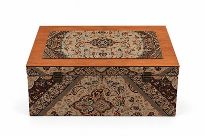 Zarmina Classic Termeh Keepsake Storage Box - (30x50x22)