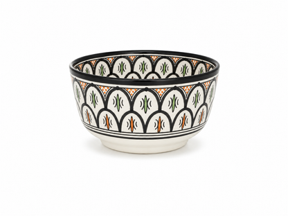 Traditional Hand-Painted Ceramic Bowl Artisan Decorative Serving Dish - M1 (12)