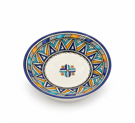 Traditional Moroccan Mosaic Handcrafted Side Plate - M22