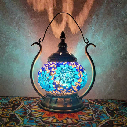 Elegant Turkish Mosaic Lantern - 2122-1T