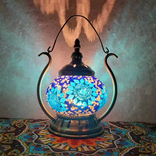 Elegant Turkish Mosaic Lantern - 2122-1T