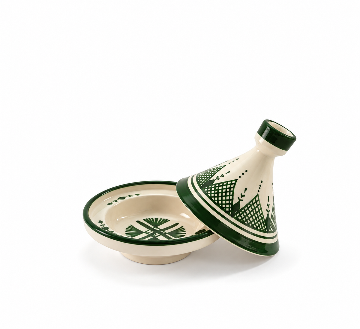 Handcrafted Moroccan Ceramic Mini Tagine Dish - M66